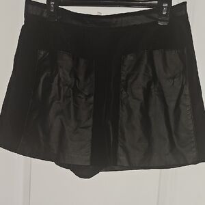 Bcbg Max Black Faux Leather Shorts